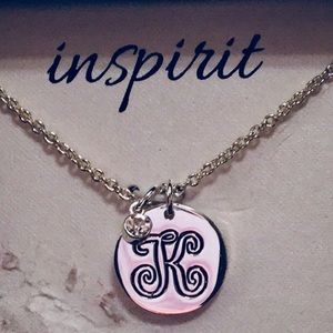 ‘K’ charm necklace - still in box!